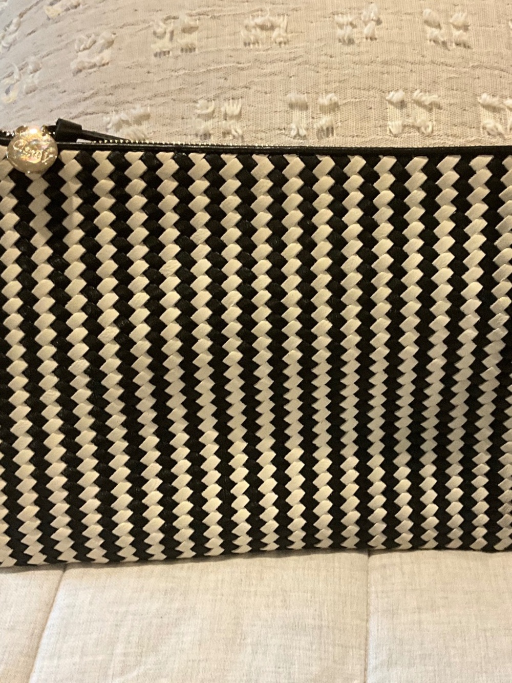 Clare V flat clutch with Tabs